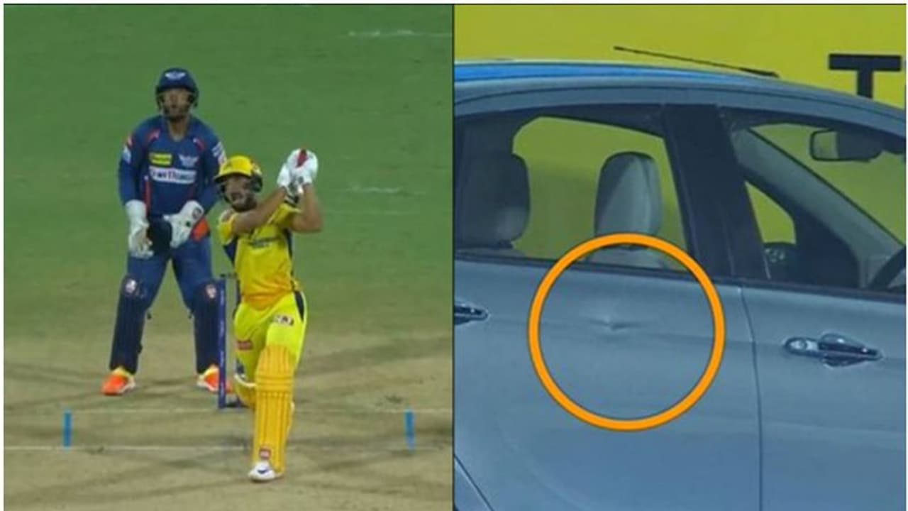 ടാറ്റ പോലും വിറച്ചുപോയി! റുതുരാജിന്‍റെ സിക്സ് കൊണ്ട് കാറിന് ചളുക്കം, കമ്പനി നല്‍കുക അഞ്ച് ലക്ഷം; സംഭവമിങ്ങനെ