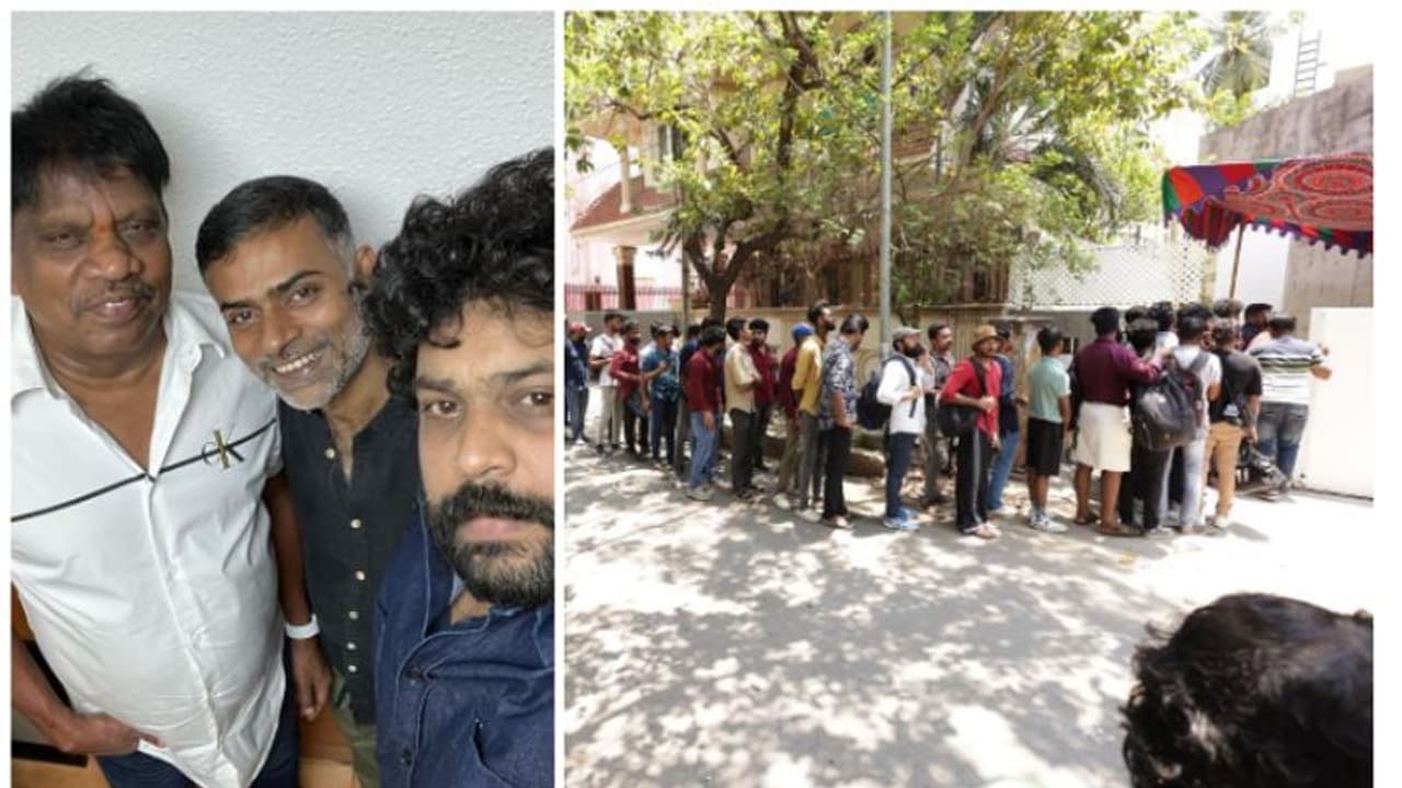 'பிரேமம்' பட இயக்குனர் அல்போன்ஸ் புத்திரனின் புதிய பட ஆடிஷனுக்கு ரோட்டில் வரிசை கட்டி நிற்கும் இளைஞர்கள் ! 'பிரேமம்' பட இயக்குனர் அல்போன்ஸ் புத்திரனின் புதிய பட ஆடிஷனுக்கு ரோட்டில் வரிசை கட்டி நிற்கும் இளைஞர்கள் !