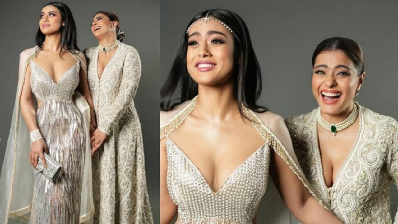 'മിനി മീ ആന്‍ഡ് മീ'; വൈറ്റ് ഔട്ട്ഫിറ്റില്‍ തിളങ്ങി കജോളും മകളും; വൈറലായി ചിത്രങ്ങള്‍...