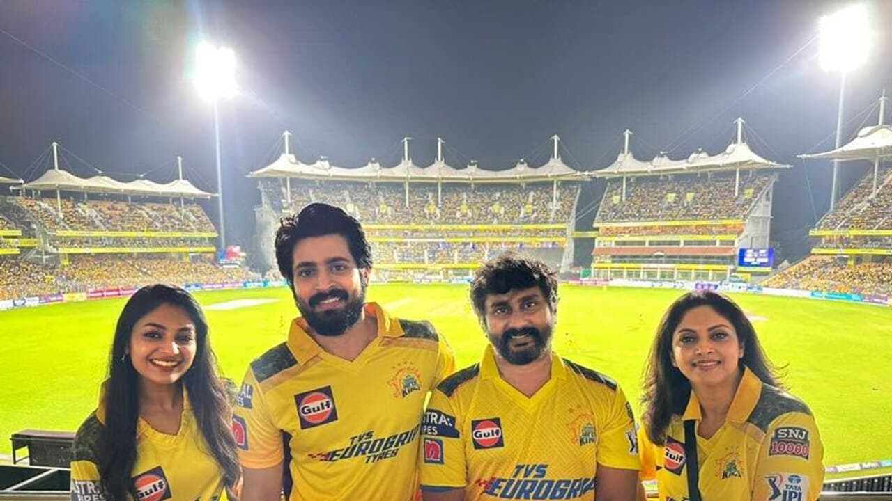 சிஎஸ்கே அணியின் வெற்றியை கொண்டாடிய 'எல். ஜி. எம்' படக்குழு!