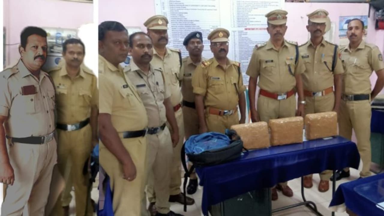 കായംകുളം റെയിൽവേ സ്റ്റേഷനിൽ ആര്പിഎഫിന്റെയും എക്സൈസിന്റെയും പരിശോധന; ആറ് കിലോ കഞ്ചാവ് പിടിച്ചു കായംകുളം റെയിൽവേ സ്റ്റേഷനിൽ ആര്പിഎഫിന്റെയും എക്സൈസിന്റെയും പരിശോധന; ആറ് കിലോ കഞ്ചാവ് പിടിച്ചു