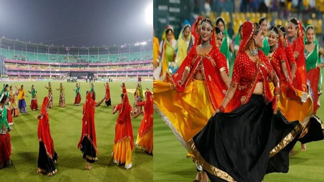 IPL 2023: பர்சபரா கிரிக்கெட் ஸ்டேடியத்தின் முதல் ஐபிஎல் போட்டி; மைதானத்தில் பிரம்மாண்டமாக நடந்த நடன நிகழ்ச்சி! IPL 2023: பர்சபரா கிரிக்கெட் ஸ்டேடியத்தின் முதல் ஐபிஎல் போட்டி; மைதானத்தில் பிரம்மாண்டமாக நடந்த நடன நிகழ்ச்சி!