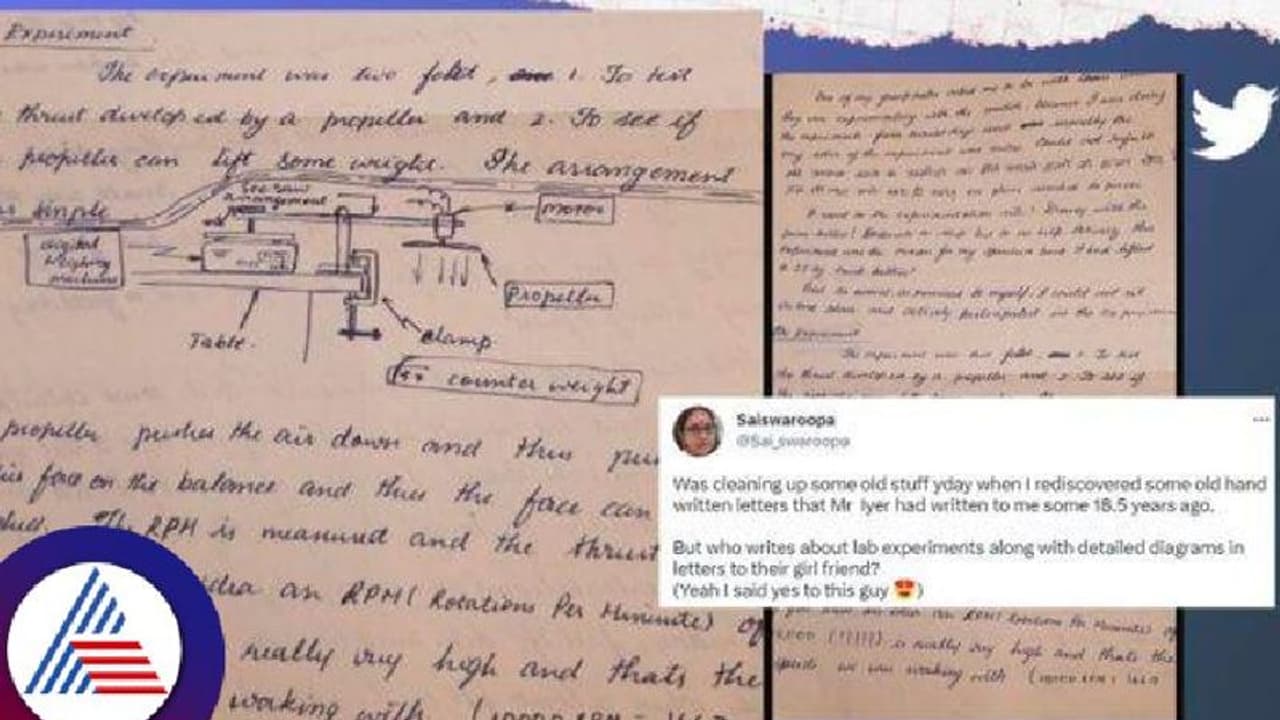 18 ವರ್ಷಗಳ ಹಿಂದೆ ಪತಿ ಬರೆದಿದ್ದ ಲವ್ಲೆಟರ್ ಶೇರ್ ಮಾಡಿದ ಮಹಿಳೆ, ವಾರೆವ್ಹಾ ಎಂದ ನೆಟ್ಟಿಗರು 18 ವರ್ಷಗಳ ಹಿಂದೆ ಪತಿ ಬರೆದಿದ್ದ ಲವ್ಲೆಟರ್ ಶೇರ್ ಮಾಡಿದ ಮಹಿಳೆ, ವಾರೆವ್ಹಾ ಎಂದ ನೆಟ್ಟಿಗರು