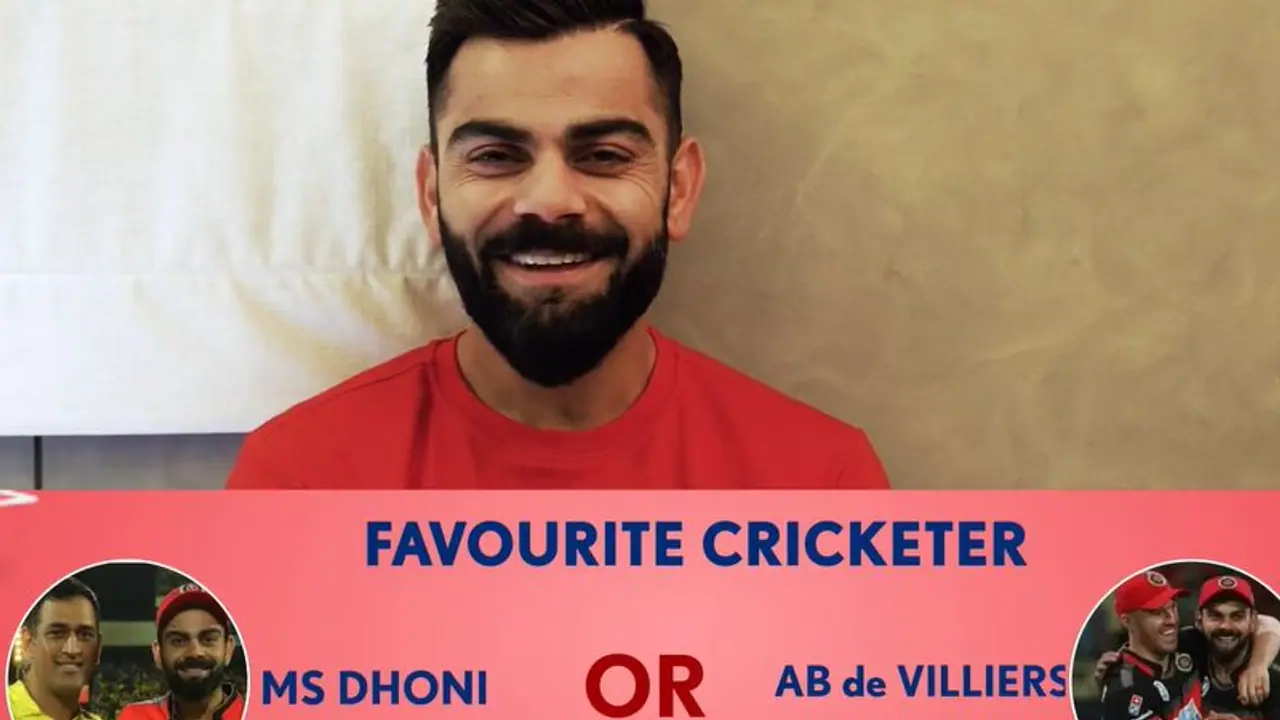ഇഷ്ടതാരം ആര്? എം എസ് ധോണിയോ എ ബി ഡിവില്ലേഴ്സോ, കുഴയ്ക്കുന്ന ചോദ്യം; മറുപടി നല്‍കി വിരാട് കോലി