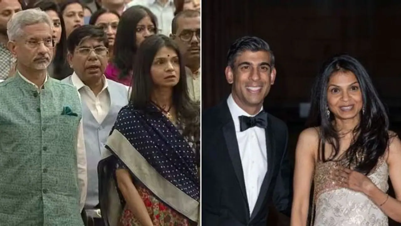 பத்ம விருதுகள் வழங்கும் நிகழ்ச்சியில்..பிரதமர் ரிஷி சுனக்கின் மனைவி.. பதறிய அதிகாரிகள் இதுதான் காரணமா.!! பத்ம விருதுகள் வழங்கும் நிகழ்ச்சியில்..பிரதமர் ரிஷி சுனக்கின் மனைவி.. பதறிய அதிகாரிகள் இதுதான் காரணமா.!!