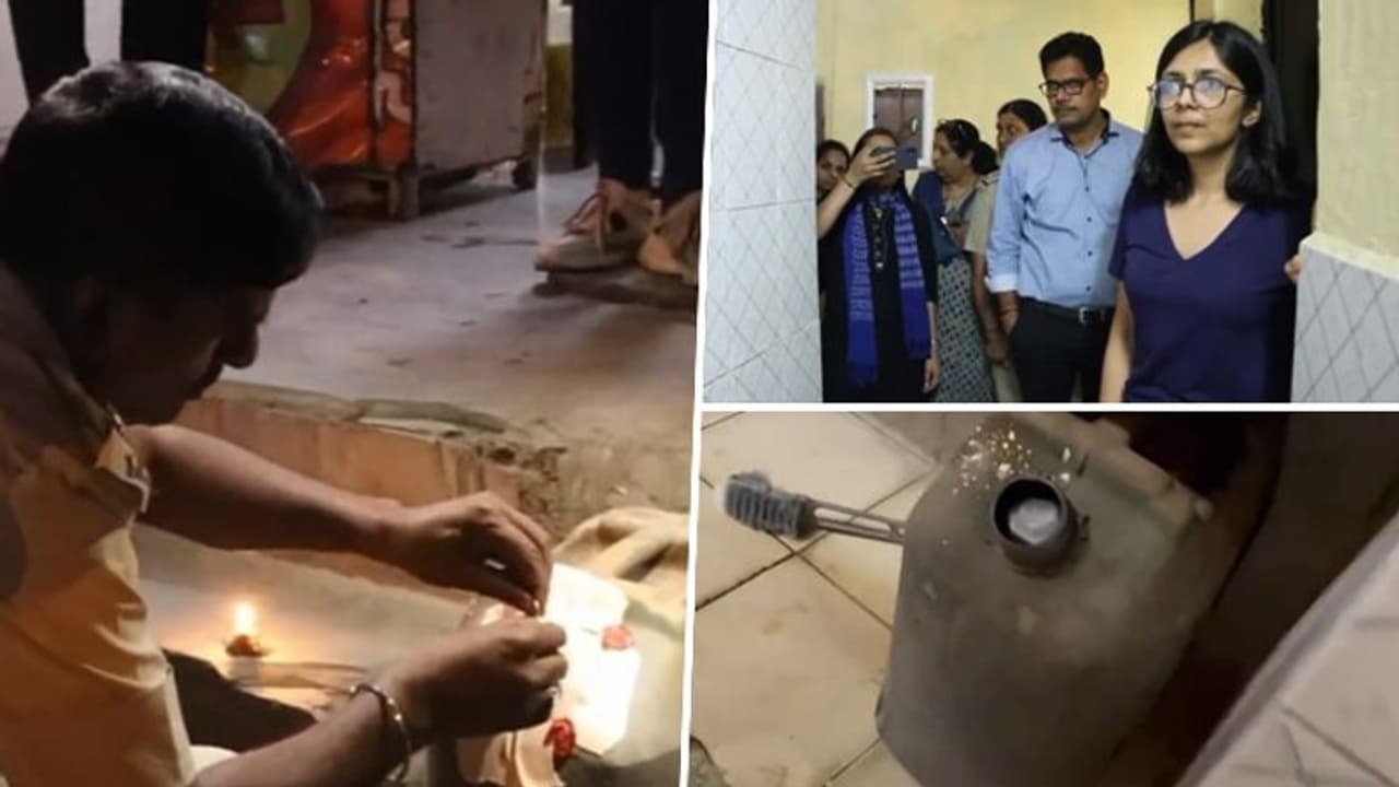New Delhi: 50 litres of acid found in Daryaganj public toilet seized following DCW inspection WATCH New Delhi: 50 litres of acid found in Daryaganj public toilet seized following DCW inspection WATCH