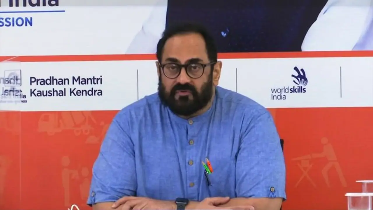 Union minister Rajeev Chandrasekhar slams Congress over 'will chop off judge's tongue' comment