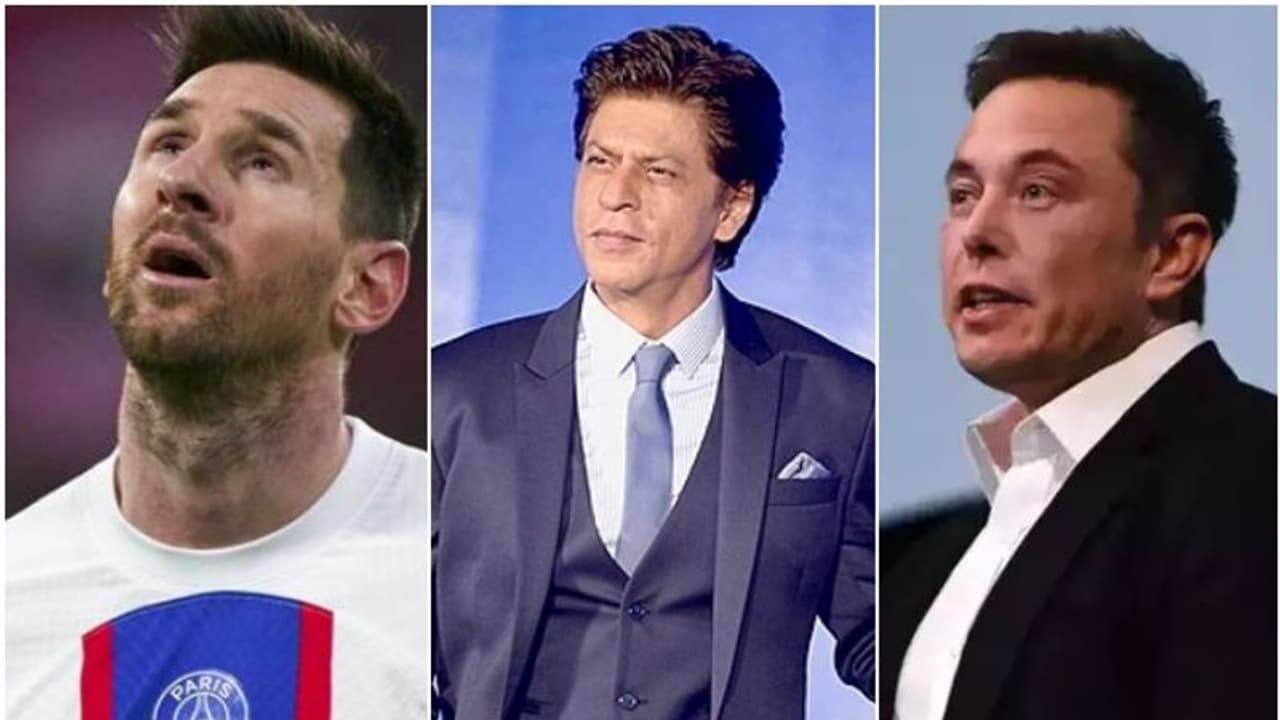 ಎಲಾನ್ ಮಸ್ಕ್, ಮೆಸ್ಸಿಯನ್ನೂ ಹಿಂದಿಕ್ಕಿ 100 ಪ್ರಭಾವಿ ವ್ಯಕ್ತಿಗಳಲ್ಲಿ ನಂ.1 ಆದ ಶಾರುಖ್​ ಖಾನ್