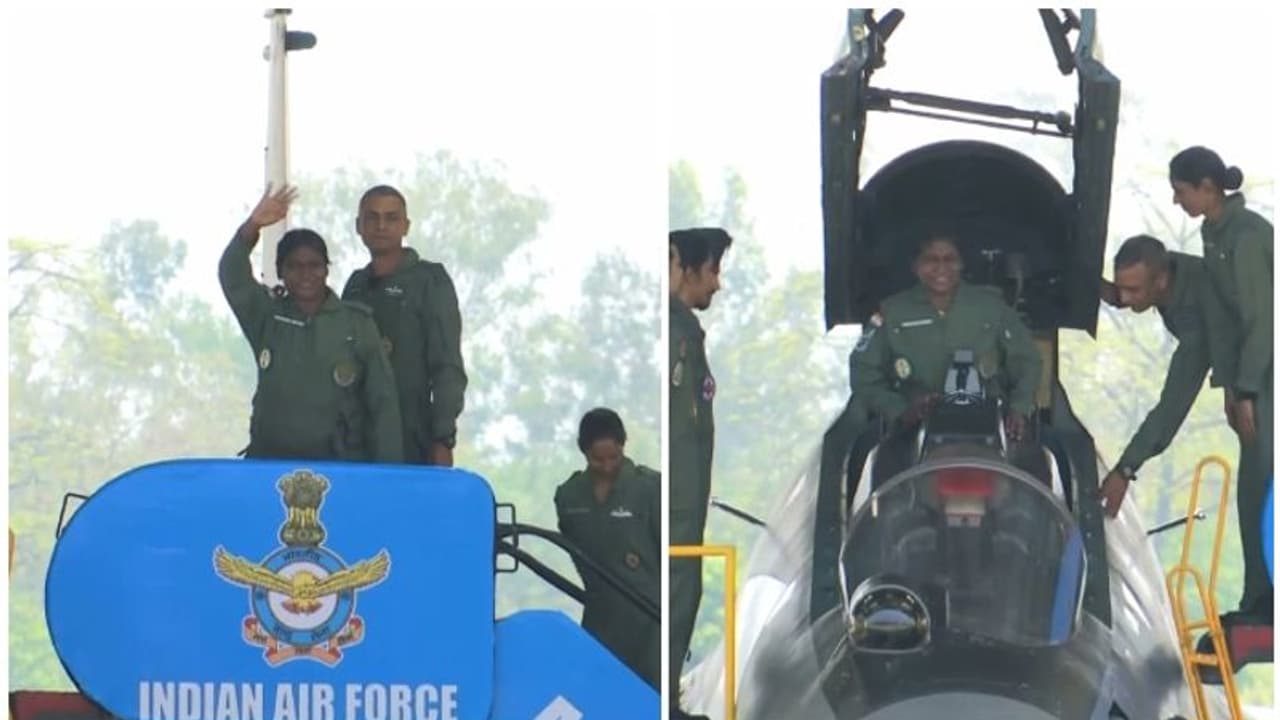 സുഖോയ് 30 യുദ്ധ വിമാനത്തിൽ 'പറന്നുയര്ന്ന്' ദ്രൗപദി മുർമു സുഖോയ് 30 യുദ്ധ വിമാനത്തിൽ 'പറന്നുയര്ന്ന്' ദ്രൗപദി മുർമു