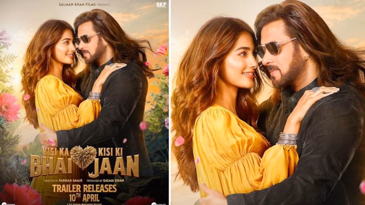 Kisi Ka Bhai Kisi Ki Jaan new Poster OUT: Witness Salman Khan, Pooja Hegde's sizzling on screen chemistry