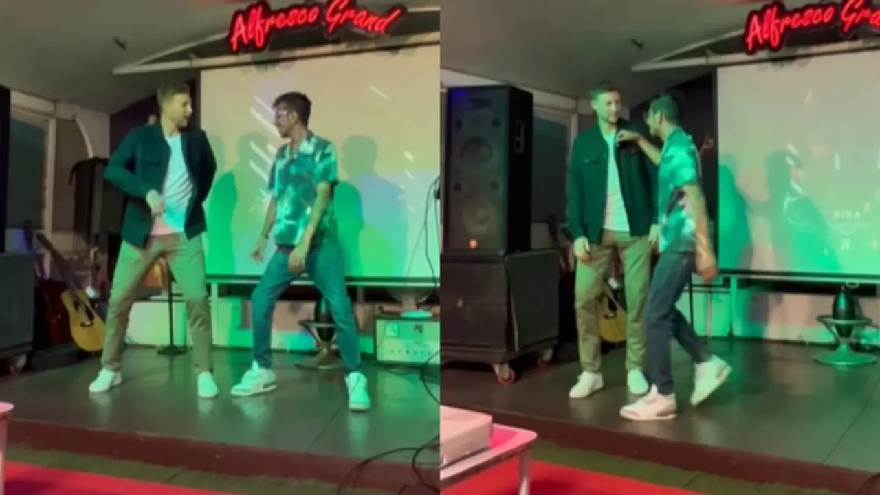 IPL 2023: WATCH Rajasthan Royals' Joe Root's weird dancing moves alongside Yuzvendra Chahal