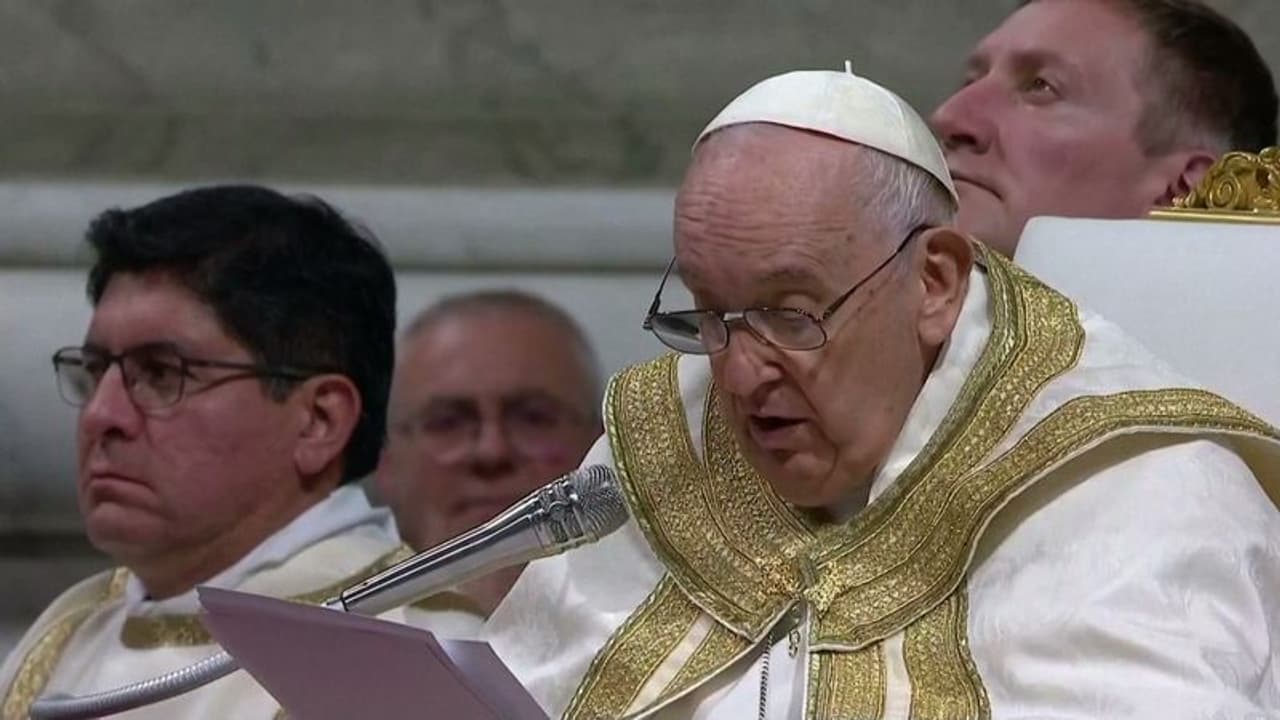 ലോകത്തെ യുദ്ധങ്ങളെല്ലാം അവസാനിപ്പിക്കൂ, ഈസ്റ്റർ ദിനത്തിൽ ആഹ്വാനവുമായി മാർപ്പാപ്പ ലോകത്തെ യുദ്ധങ്ങളെല്ലാം അവസാനിപ്പിക്കൂ, ഈസ്റ്റർ ദിനത്തിൽ ആഹ്വാനവുമായി മാർപ്പാപ്പ