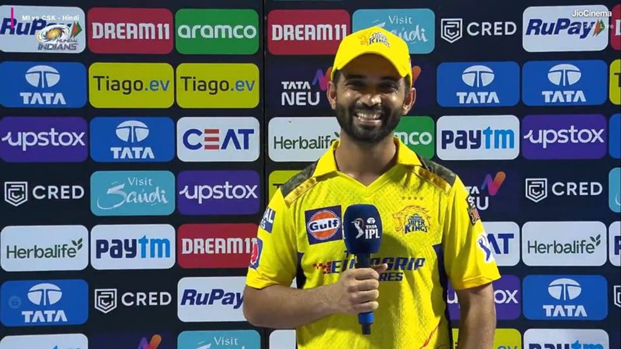 IPL 2023: தோனியின் கேப்டன்சியில் ஆடினால் எதையும் சாதிக்கலாம் அஜிங்க்யா ரஹானே(2.0) IPL 2023: தோனியின் கேப்டன்சியில் ஆடினால் எதையும் சாதிக்கலாம் அஜிங்க்யா ரஹானே(2.0)