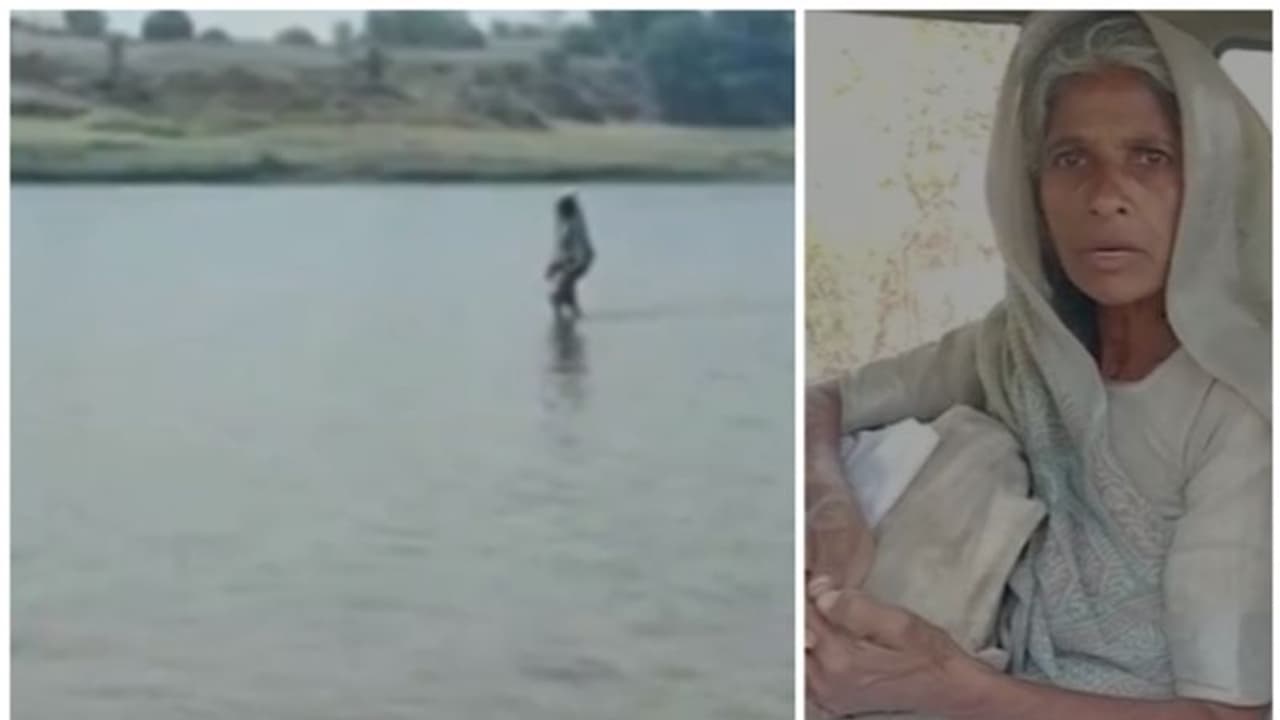 మధ్యప్రదేశ్ లో నర్మదా నదిపై నడిచిన మహిళ.. దేవత అంటూ పూజించిన ప్రజలు.. వీడియో వైరల్ మధ్యప్రదేశ్ లో నర్మదా నదిపై నడిచిన మహిళ.. దేవత అంటూ పూజించిన ప్రజలు.. వీడియో వైరల్