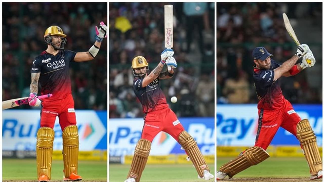 IPL 2023: ಬ್ಯಾಟಿಂಗ್‌ ಸ್ವರ್ಗದಲ್ಲಿ ಆರ್‌ಸಿಬಿ ತ್ರಿಮೂರ್ತಿಗಳ ರುದ್ರತಾಂಡವ