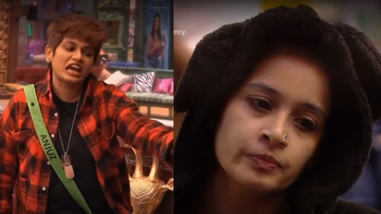 'ബിബി ഹൗസിലെ ഏറ്റവും വലിയ പാരയും വക്രബുദ്ധിയുമുള്ള വ്യക്തി'; ദേവുവിന് നേരെ ആക്രോശിച്ച് അഞ്ജൂസ് 'ബിബി ഹൗസിലെ ഏറ്റവും വലിയ പാരയും വക്രബുദ്ധിയുമുള്ള വ്യക്തി'; ദേവുവിന് നേരെ ആക്രോശിച്ച് അഞ്ജൂസ്