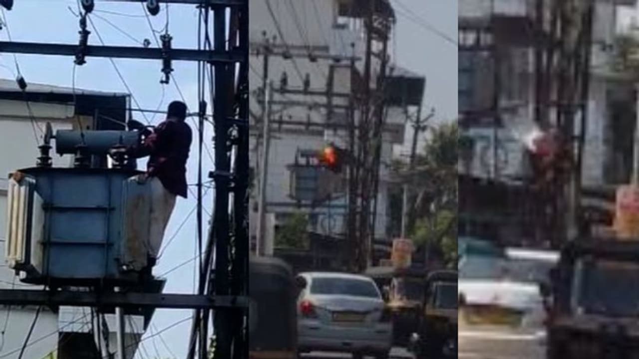 ബസ് സ്റ്റാൻഡിൽ ബഹളം, ട്രാൻസ്ഫോമറിൽ ആത്മഹത്യാശ്രമം, പൊലീസ് കസ്റ്റഡിയിൽ നിന്ന് രക്ഷപ്പെട്ടയാളുടെ പരാക്രമം ബസ് സ്റ്റാൻഡിൽ ബഹളം, ട്രാൻസ്ഫോമറിൽ ആത്മഹത്യാശ്രമം, പൊലീസ് കസ്റ്റഡിയിൽ നിന്ന് രക്ഷപ്പെട്ടയാളുടെ പരാക്രമം