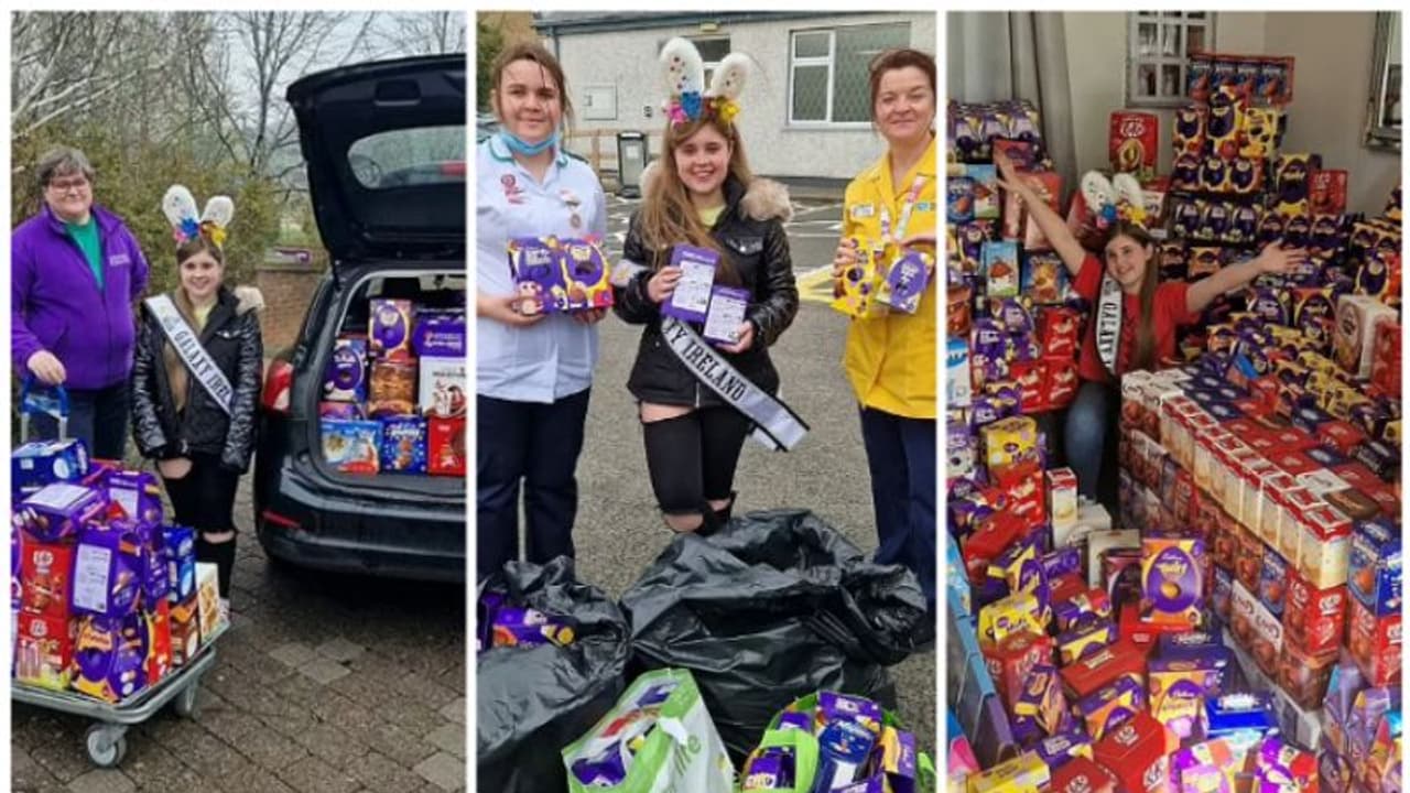 ഈസ്റ്ററില് രോഗികളായ കുട്ടികള്ക്ക് 2000 ത്തിലധികം ചോക്ലേറ്റ് മുട്ടകള് നല്കി 'ഐറിഷ് ഈസ്റ്റർ ബണ്ണി' ഈസ്റ്ററില് രോഗികളായ കുട്ടികള്ക്ക് 2000 ത്തിലധികം ചോക്ലേറ്റ് മുട്ടകള് നല്കി 'ഐറിഷ് ഈസ്റ്റർ ബണ്ണി'