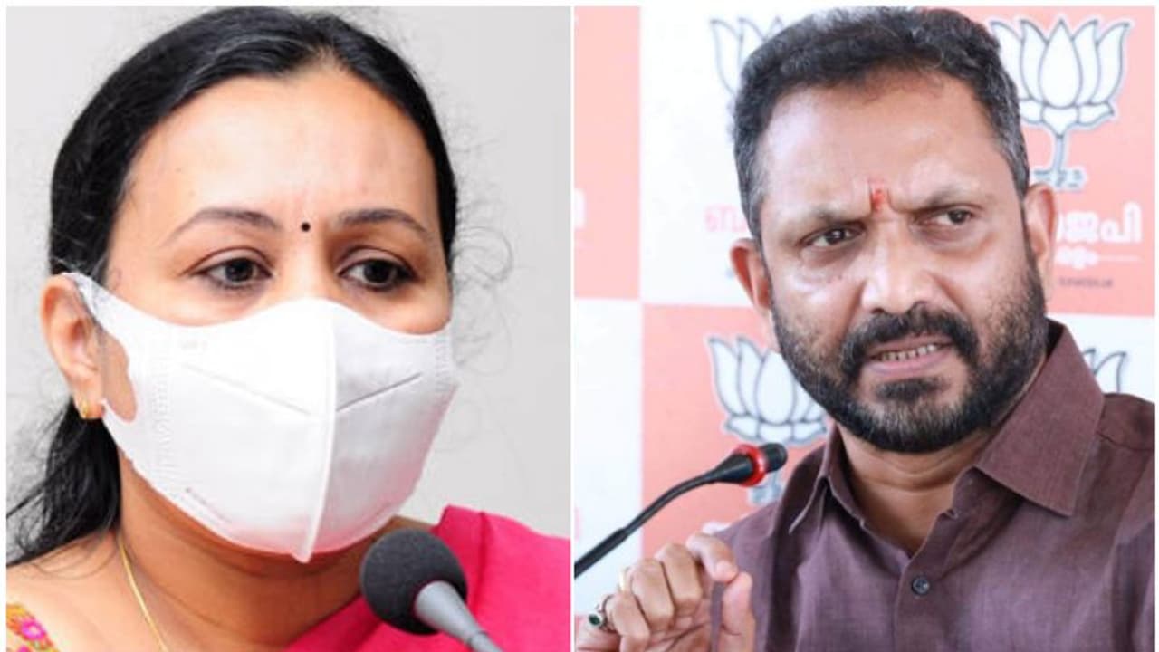 'തിരസ്കാരം നേരിട്ട പരാജിത നേതാവിന്റെ വികൃതമനസ്സില് നിന്നുള്ള വിഷവാക്കുകൾ'; കെ സുരേന്ദ്രനെതിരെ വീണാ ജോർജ്ജ് 'തിരസ്കാരം നേരിട്ട പരാജിത നേതാവിന്റെ വികൃതമനസ്സില് നിന്നുള്ള വിഷവാക്കുകൾ'; കെ സുരേന്ദ്രനെതിരെ വീണാ ജോർജ്ജ്