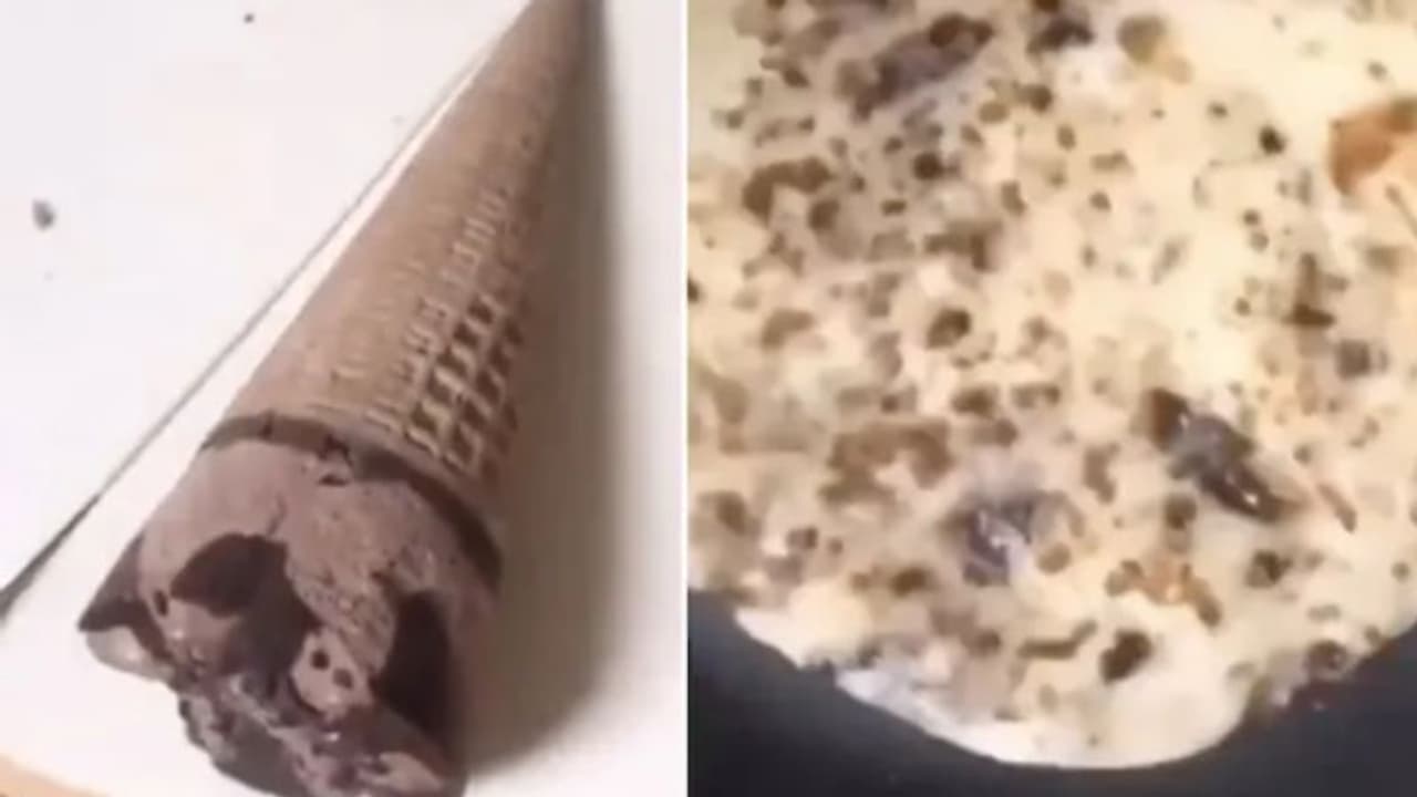 ഇതാണ് 'ഐസ്ക്രീം പറാത്ത'; 'അയ്യോ വേണ്ടായേ' എന്ന് സോഷ്യല് മീഡിയ ഇതാണ് 'ഐസ്ക്രീം പറാത്ത'; 'അയ്യോ വേണ്ടായേ' എന്ന് സോഷ്യല് മീഡിയ