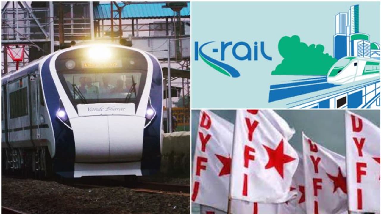 തിരുവനന്തപുരം കണ്ണൂർ 482 കിമി; വന്ദേഭാരതിൽ 2138 രൂപ, 8 മണിക്കൂർ; കെ റെയിൽ ലാഭം അറിയുമോ? താരതമ്യവുമായി ഡിവൈഎഫ്ഐ തിരുവനന്തപുരം കണ്ണൂർ 482 കിമി; വന്ദേഭാരതിൽ 2138 രൂപ, 8 മണിക്കൂർ; കെ റെയിൽ ലാഭം അറിയുമോ? താരതമ്യവുമായി ഡിവൈഎഫ്ഐ