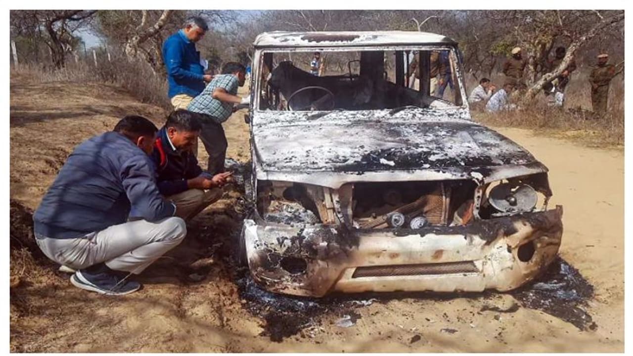 പശുക്കടത്താരോപിച്ച് യുവാക്കളെ ചുട്ടുകരിച്ച സംഭവം; ഹരിയാന പൊലീസിന്റെ ഭാ​ഗത്ത് ​വീഴ്ചയെന്ന് രാജസ്ഥാൻ പൊലീസ് 