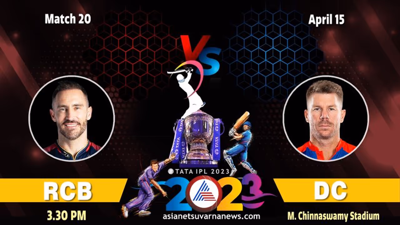 IPL 2023 ಕುಗ್ಗಿರುವ ಡೆಲ್ಲಿಯನ್ನು ಬಗ್ಗುಬಡಿಯುತ್ತಾ ಆರ್ಸಿಬಿ? IPL 2023 ಕುಗ್ಗಿರುವ ಡೆಲ್ಲಿಯನ್ನು ಬಗ್ಗುಬಡಿಯುತ್ತಾ ಆರ್ಸಿಬಿ?