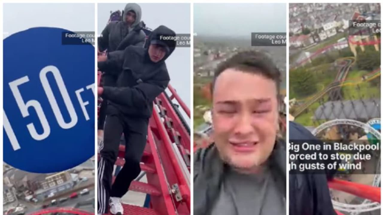 112 കിമി വേഗതയില് കൊടുങ്കാറ്റ്; റോളർകോസ്റ്ററില് 235 അടി ഉയരത്തില് കുടിയവരെ സാഹസികമായി രക്ഷപ്പെടുത്തി 112 കിമി വേഗതയില് കൊടുങ്കാറ്റ്; റോളർകോസ്റ്ററില് 235 അടി ഉയരത്തില് കുടിയവരെ സാഹസികമായി രക്ഷപ്പെടുത്തി