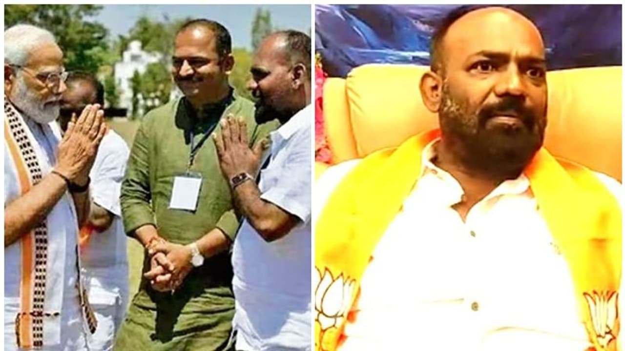 ಪ್ರಧಾನಿ ಮೋದಿ ಕೈಕುಲುಕಿದ್ದ ರೌಡಿಶೀಟರ್ ಫೈಟರ್ ರವಿ ಬಿಜೆಪಿಗೆ ರಾಜೀನಾಮೆ! ಪ್ರಧಾನಿ ಮೋದಿ ಕೈಕುಲುಕಿದ್ದ ರೌಡಿಶೀಟರ್ ಫೈಟರ್ ರವಿ ಬಿಜೆಪಿಗೆ ರಾಜೀನಾಮೆ!