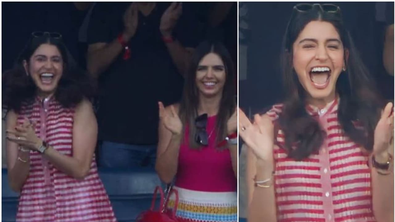 അന്ന് വിതുമ്പി, ഇന്ന് സന്തോഷം അടക്കാനാവാതെ തുള്ളിച്ചാടി; വിരാടിന്റെ സ്വന്തം അനൂഷ്ക, ഹൃദയം കവരുന്ന വീഡിയോ