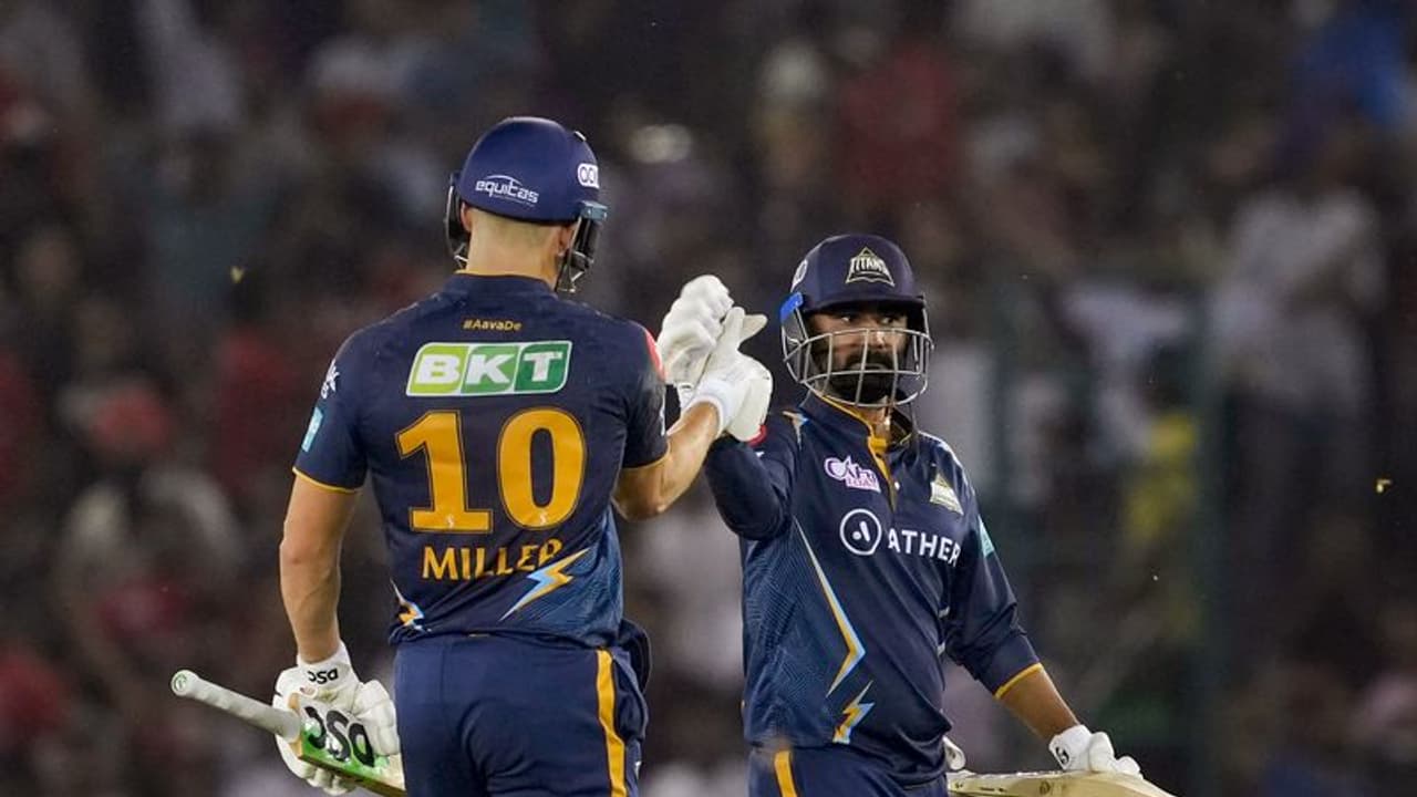 മില്ലര്‍ മനോഹര്‍ മിന്നലാട്ടം; ഗുജറാത്തിന് മികച്ച സ്‌കോര്‍, രാജസ്ഥാന്‍ ജയിക്കാന്‍ 178