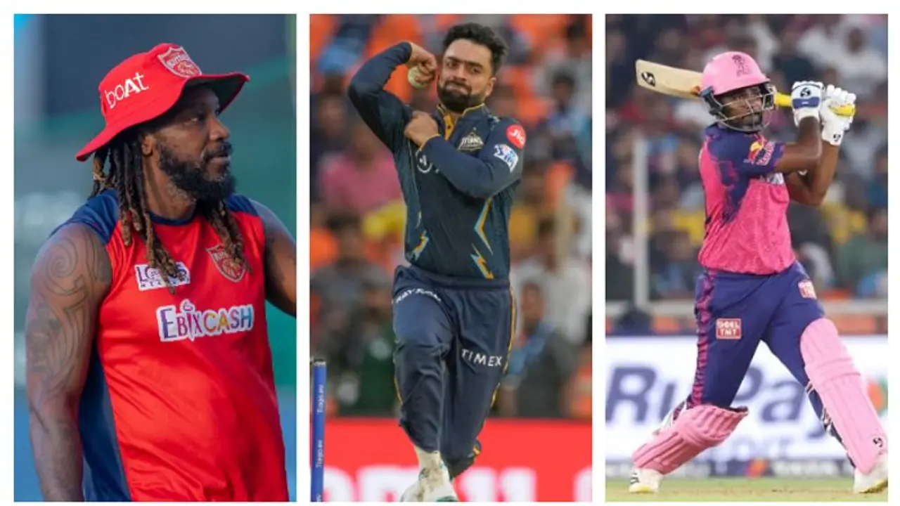 ക്രിസ് ഗെയ്‌ലിന് മുമ്പും ശേഷവും ഒരേയൊരു സഞ്ജു സാംസണ്‍! റാഷിദ് ഖാനെതിരെ നേടിയ ഹാട്രിക് സിക്‌സ് വീഡിയോ