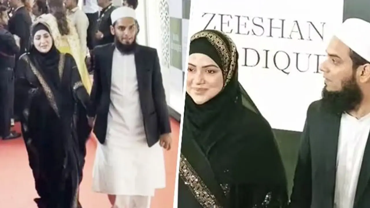 Pregnant Sana Khan dragged out from Siddique's Iftaar party by husband Anas Saiyad; netizens slam him; watch 