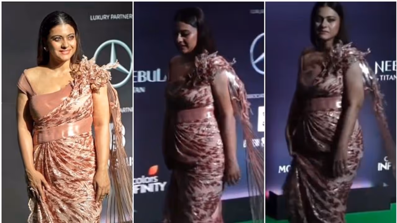 ಟೈಟ್ ಬಟ್ಟೆ, ಹೈ ಹೀಲ್ಸ್ ಧರಿಸಿ ಓಡಾಡಲು ಕಷ್ಟಪಟ್ಟ ಕಾಜೋಲ್; 'ಈ ಶೋಕಿ ಬೇಕಿತ್ತಾ' ಎಂದು ಕಾಲೆಳೆದ ನೆಟ್ಟಿಗರು ಟೈಟ್ ಬಟ್ಟೆ, ಹೈ ಹೀಲ್ಸ್ ಧರಿಸಿ ಓಡಾಡಲು ಕಷ್ಟಪಟ್ಟ ಕಾಜೋಲ್; 'ಈ ಶೋಕಿ ಬೇಕಿತ್ತಾ' ಎಂದು ಕಾಲೆಳೆದ ನೆಟ್ಟಿಗರು