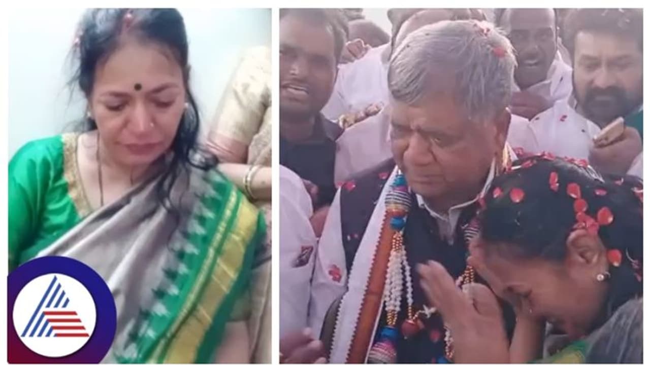 ಬಿಜೆಪಿಯಿಂದ ವಿಶ್ವಾಸ ದ್ರೋಹ : ಜಗದೀಶ್ ಶೆಟ್ಟರನ್ನು ತಬ್ಬಿಕೊಂಡು ಗಳಗಳನೇ ಅತ್ತ ಪತ್ನಿ ಶಿಲ್ಪಾ