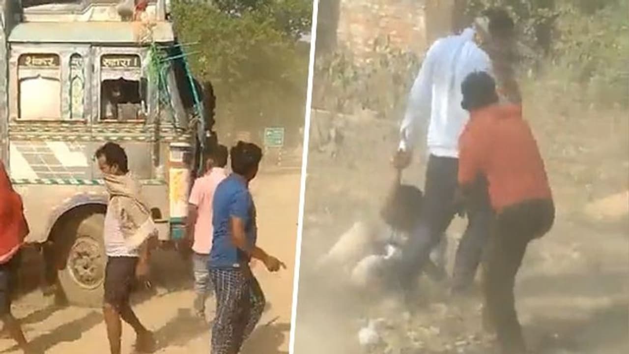 Sand mafia terror in Bihar: Woman inspector among 3 mining department staff thrashed by goons (WATCH) Sand mafia terror in Bihar: Woman inspector among 3 mining department staff thrashed by goons (WATCH)