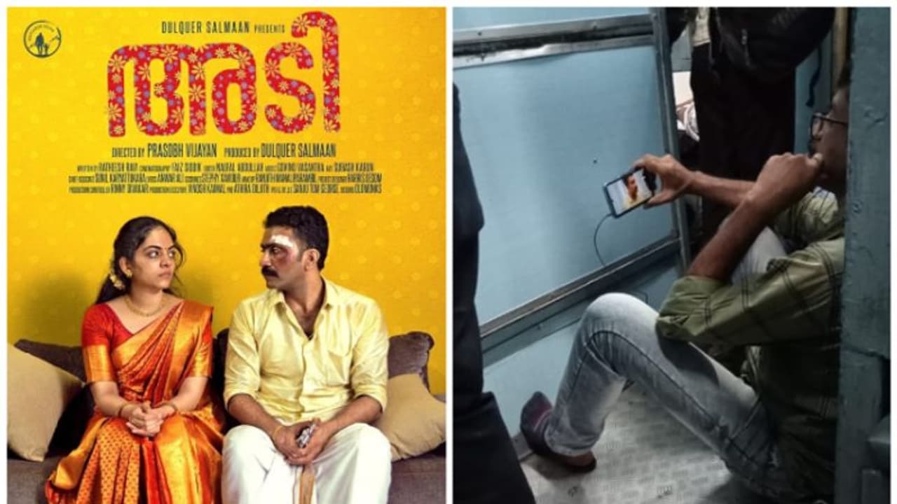 കഴിഞ്ഞ ആഴ്ച റിലീസായ പടം ട്രെയിനിലിരുന്ന് കാണുന്നയാള്‍; ചിത്രം പുറത്തുവിട്ട് സംവിധായകന്‍