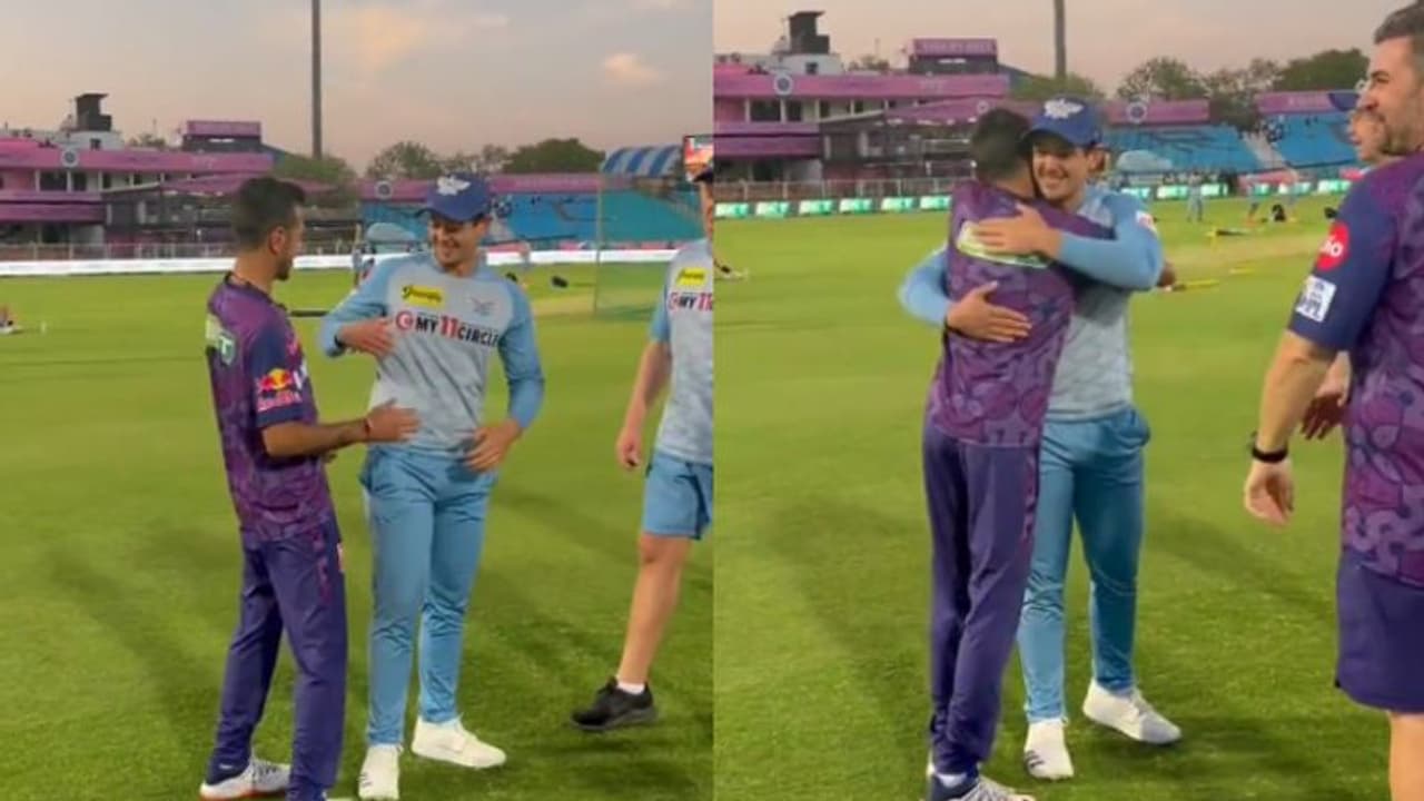 ചഹലിന്റെ ഒരു കാര്യം; ഡികോക്കിന് നൈസായി പണികൊടുത്തു, 'ഭാഗ്യത്തിന് കൈച്ചിലായി' താരം വീഡിയോ ചഹലിന്റെ ഒരു കാര്യം; ഡികോക്കിന് നൈസായി പണികൊടുത്തു, 'ഭാഗ്യത്തിന് കൈച്ചിലായി' താരം വീഡിയോ