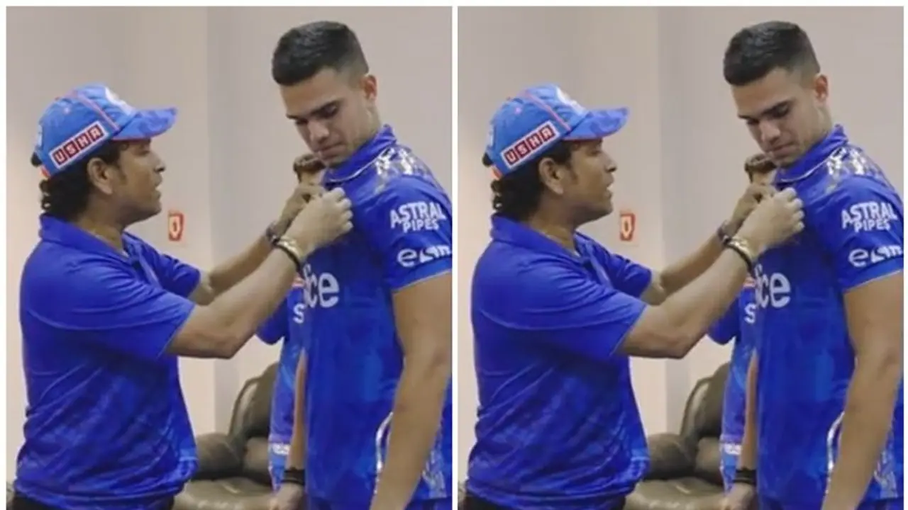 ಅರ್ಜುನ್ ಐಪಿಎಲ್ಗೆ ಪಾದಾರ್ಪಣೆ ಮಾಡಿದ ಕ್ಷಣ ಕಂಡು ಕಣ್ಣೀರಿಟ್ಟಿದ್ದ ಸಚಿನ್! ಅರ್ಜುನ್ ಐಪಿಎಲ್ಗೆ ಪಾದಾರ್ಪಣೆ ಮಾಡಿದ ಕ್ಷಣ ಕಂಡು ಕಣ್ಣೀರಿಟ್ಟಿದ್ದ ಸಚಿನ್!