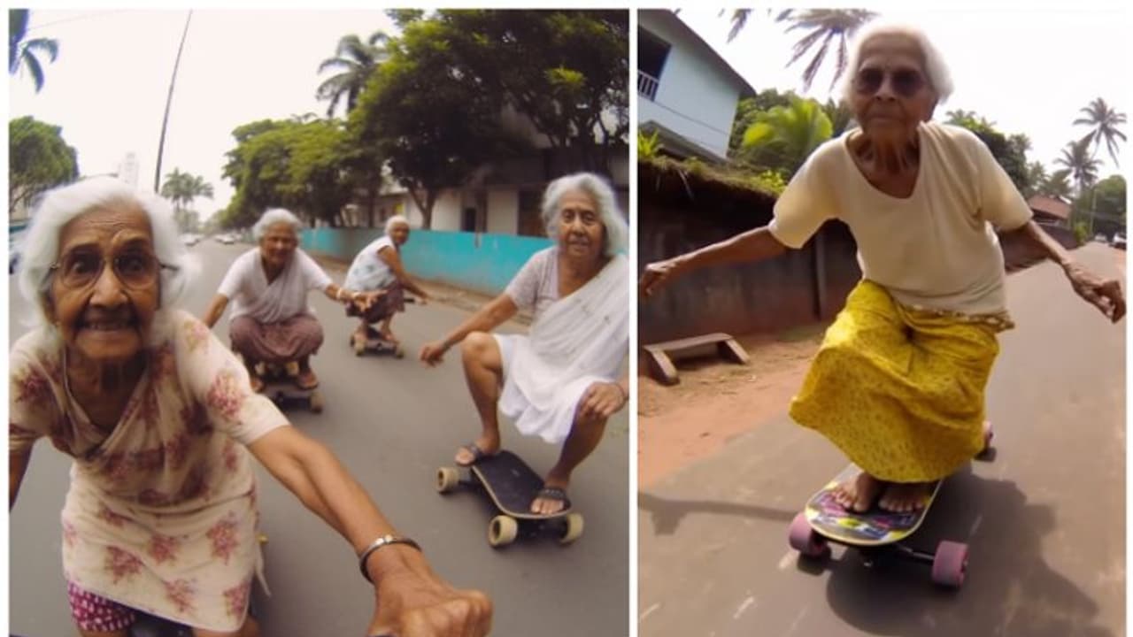 സ്കേറ്റിംഗ് നടത്തുന്ന അമ്മൂമ്മമാര്‍; സാമൂഹിക മാധ്യമങ്ങളില്‍ വൈറലായി എഐ ചിത്രങ്ങള്‍ !