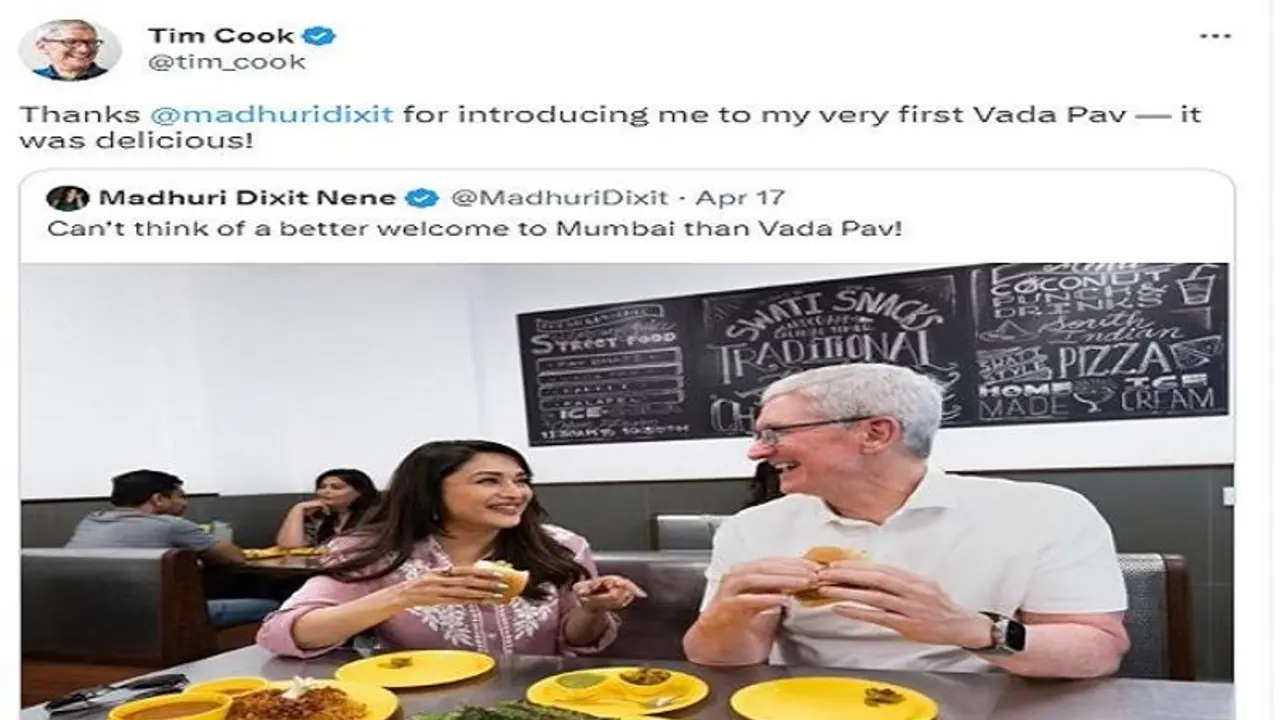 ఆపిల్ సీఈఓకి బాలీవుడ్ నటి ఏం తినిపించిందో తెలుసా.. సోషల్ మీడియాలో ఫోటోలు వైరల్.. ఆపిల్ సీఈఓకి బాలీవుడ్ నటి ఏం తినిపించిందో తెలుసా.. సోషల్ మీడియాలో ఫోటోలు వైరల్..