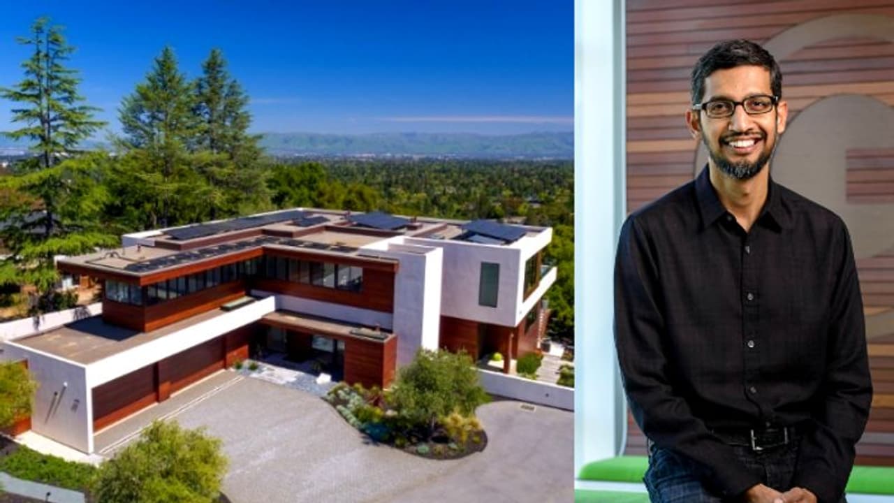 'കഠിനാധ്വാനം കൊണ്ട് കെട്ടിപ്പടുത്ത കൊട്ടാരം'; ആഡംബരത്തിന്റെ മറുവാക്കായി സുന്ദർ പിച്ചൈയുടെ വീട് 'കഠിനാധ്വാനം കൊണ്ട് കെട്ടിപ്പടുത്ത കൊട്ടാരം'; ആഡംബരത്തിന്റെ മറുവാക്കായി സുന്ദർ പിച്ചൈയുടെ വീട്