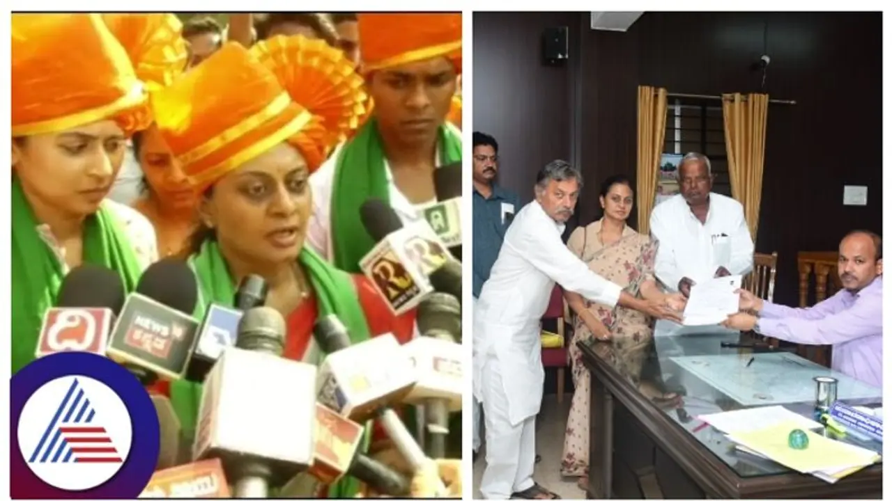 ವಿನಯ್ ಕುಲಕರ್ಣಿ ಅನುಪಸ್ಥಿತಿಯಲ್ಲಿ ಶಕ್ತಿ ಪ್ರದರ್ಶನ: ಶಿವಲೀಲಾ ಕುಲಕರ್ಣಿ ನಾಮಪತ್ರ ಸಲ್ಲಿಕೆ ವಿನಯ್ ಕುಲಕರ್ಣಿ ಅನುಪಸ್ಥಿತಿಯಲ್ಲಿ ಶಕ್ತಿ ಪ್ರದರ್ಶನ: ಶಿವಲೀಲಾ ಕುಲಕರ್ಣಿ ನಾಮಪತ್ರ ಸಲ್ಲಿಕೆ