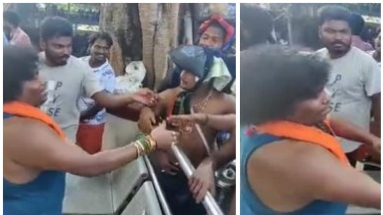 அஜித்தியே மிஞ்சிட்டாரே! சபரிமலையில் யோகிபாபுவை பார்த்து உற்சாகமாக கைகொடுத்த ரசிகர்கள்! வைரல் வீடியோ..