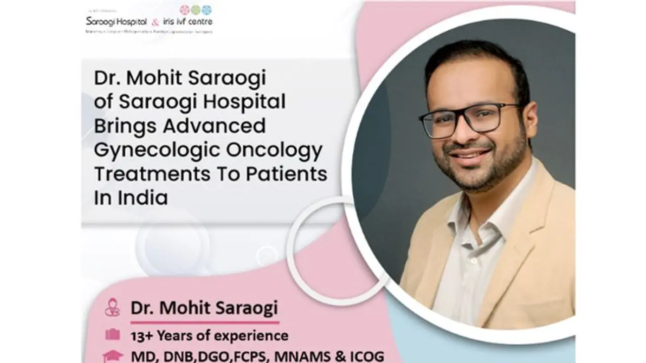 Dr Mohit Saraogi of Saraogi Hospital brings advanced gynecologic oncology treatments to patients in India Dr Mohit Saraogi of Saraogi Hospital brings advanced gynecologic oncology treatments to patients in India