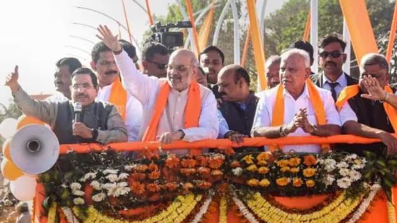 Karnataka Election 2023: Congress asks EC to bar Amit Shah, Yogi Adityanath from campaigning Karnataka Election 2023: Congress asks EC to bar Amit Shah, Yogi Adityanath from campaigning