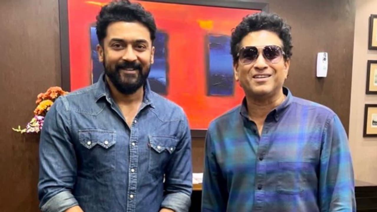 'തുടക്കത്തില് ഞങ്ങള് കുറച്ച് നാണംകുണുങ്ങികളായിരുന്നു', സൂര്യയുമായുള്ള കൂടിക്കാഴ്ച ഓര്ത്ത് സച്ചിൻ 'തുടക്കത്തില് ഞങ്ങള് കുറച്ച് നാണംകുണുങ്ങികളായിരുന്നു', സൂര്യയുമായുള്ള കൂടിക്കാഴ്ച ഓര്ത്ത് സച്ചിൻ