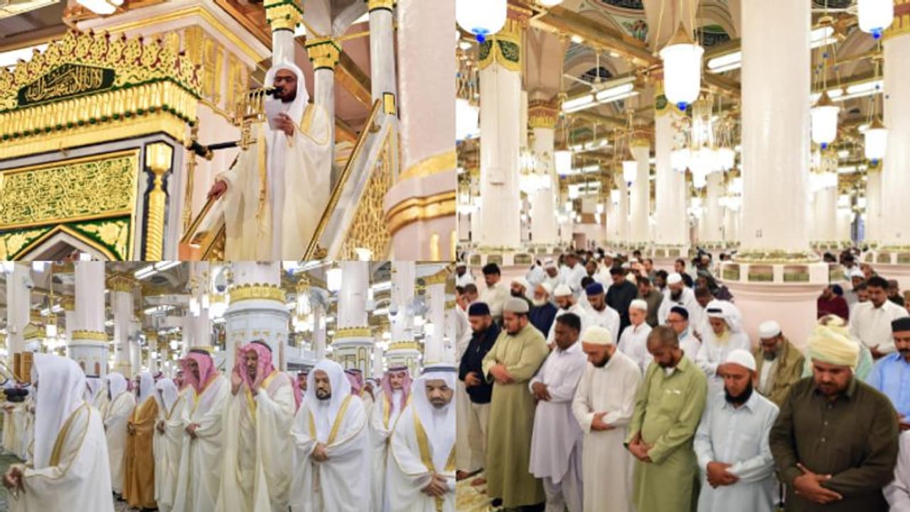 മദീനയിലും പതിനായിരങ്ങൾ പങ്കെടുത്ത പെരുന്നാൾ നമസ്കാരം