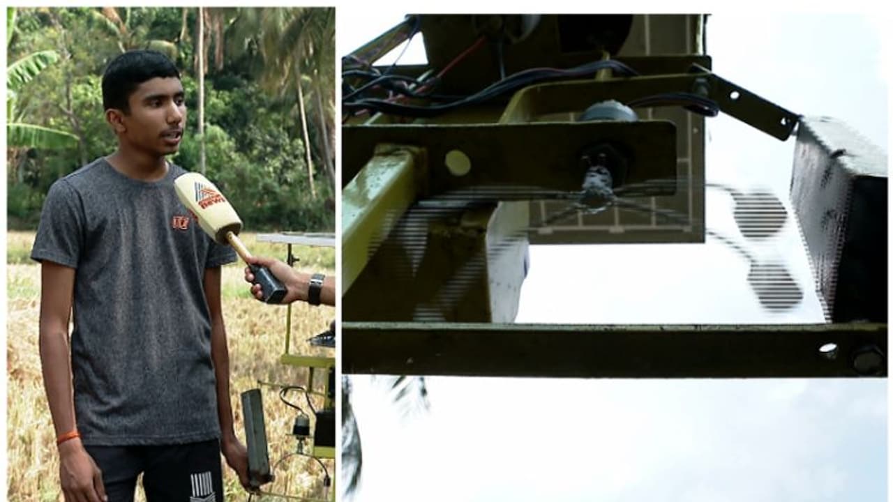 കാട്ടുപന്നികളെ തുരത്താനുള്ള വിദ്യയുമായി പത്താംക്ലാസ് വിദ്യാർത്ഥി കാട്ടുപന്നികളെ തുരത്താനുള്ള വിദ്യയുമായി പത്താംക്ലാസ് വിദ്യാർത്ഥി