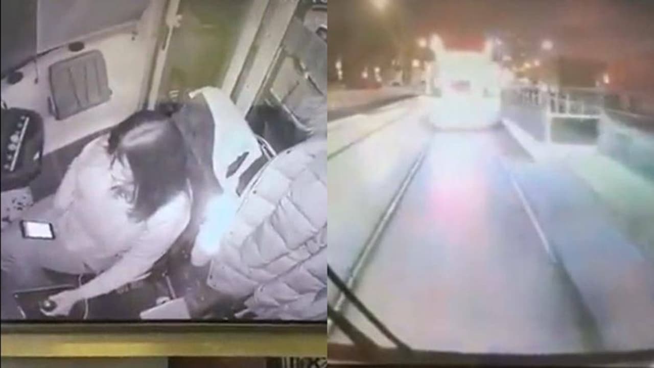 ട്രെയിൻ ഓടിക്കുന്നതിനിടെ ഫോൺ ഉപയോഗിച്ച് യുവതി ; പഴയ വീഡിയോ വെെറലാകുന്നു ട്രെയിൻ ഓടിക്കുന്നതിനിടെ ഫോൺ ഉപയോഗിച്ച് യുവതി ; പഴയ വീഡിയോ വെെറലാകുന്നു